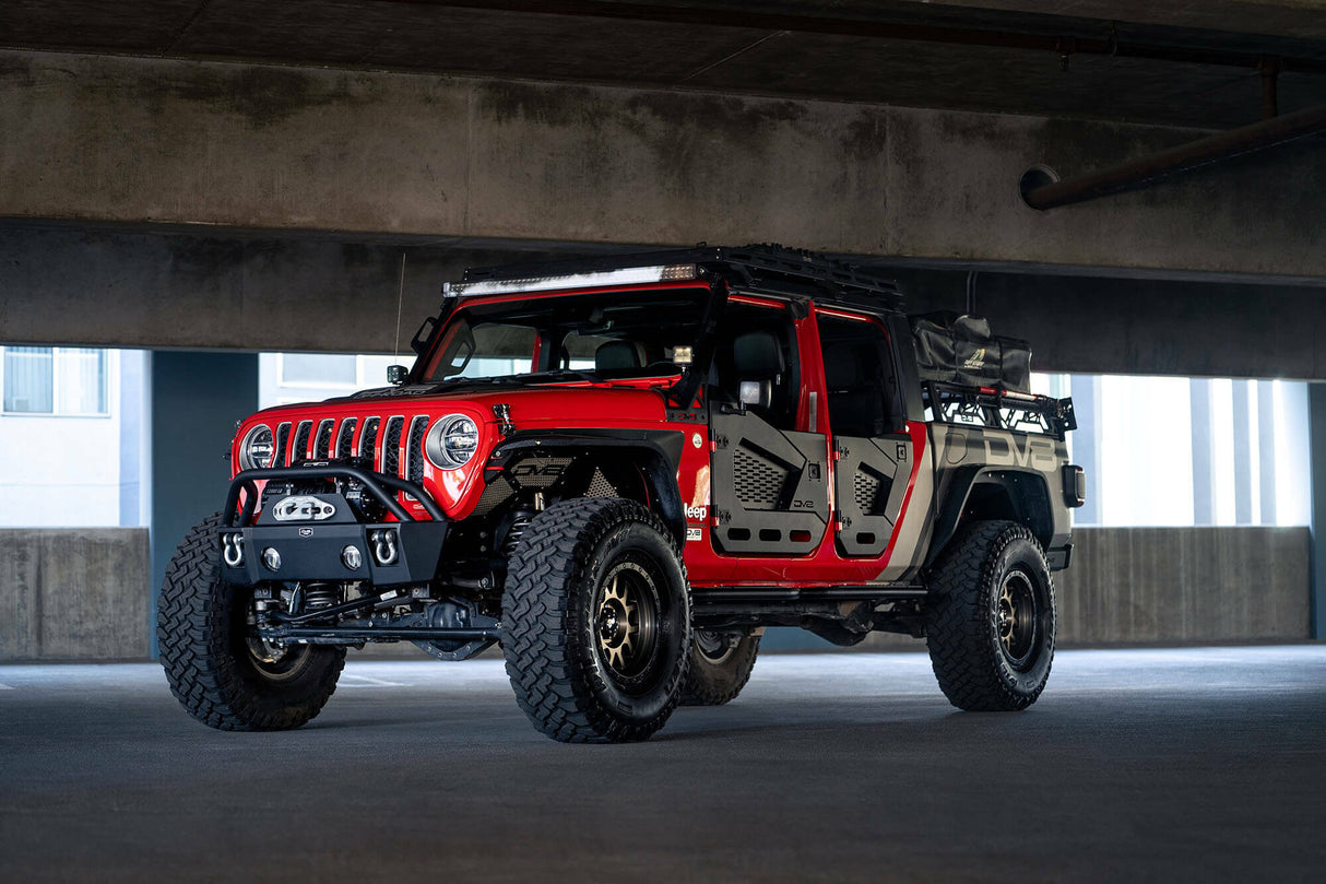 DV8 Offroad - Jeep Wrangler JL & Gladiator JT Spec Series Half Doors Front Set - HDJL-02F