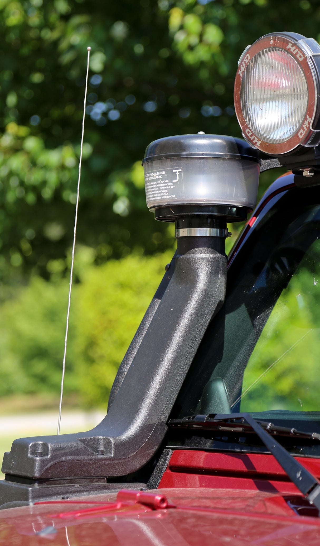 Rugged Ridge 17756.22 XHD Snorkel with Pre-Filter; 07-18 Jeep Wrangler JK, 3.6L/3.8L