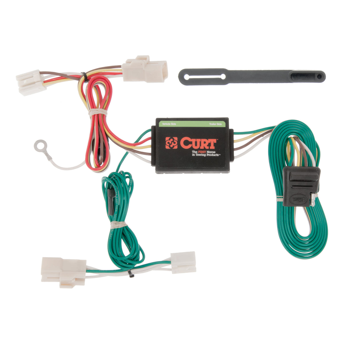 Curt - Custom Wiring Harness, 4-Way Flat Output, Select Hyundai Accent Sedan - 56149
