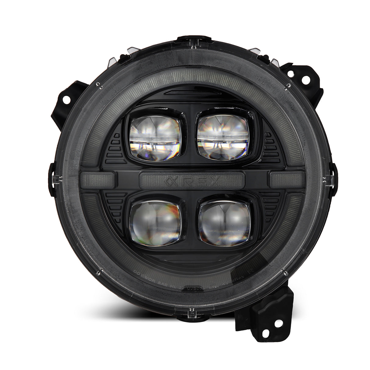 AlphaRex 880867 Projector Headlights Alpha-Black