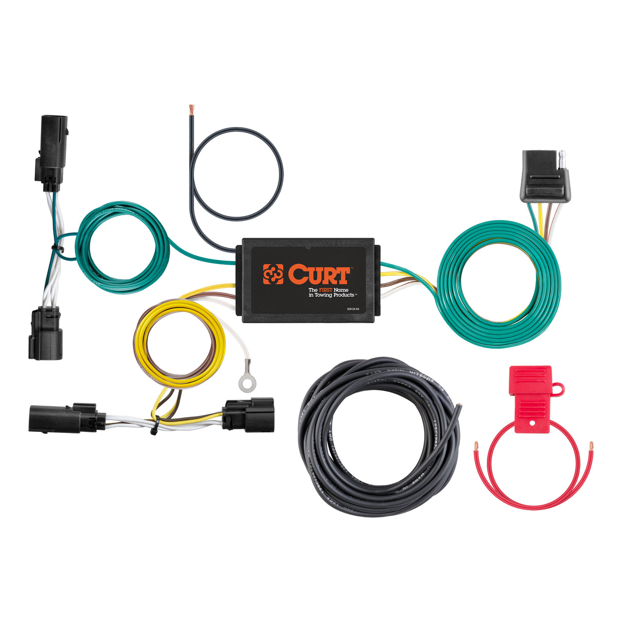 Curt - Custom Wiring Harness, 4-Way Flat Output, Select Ford Escape - 56432