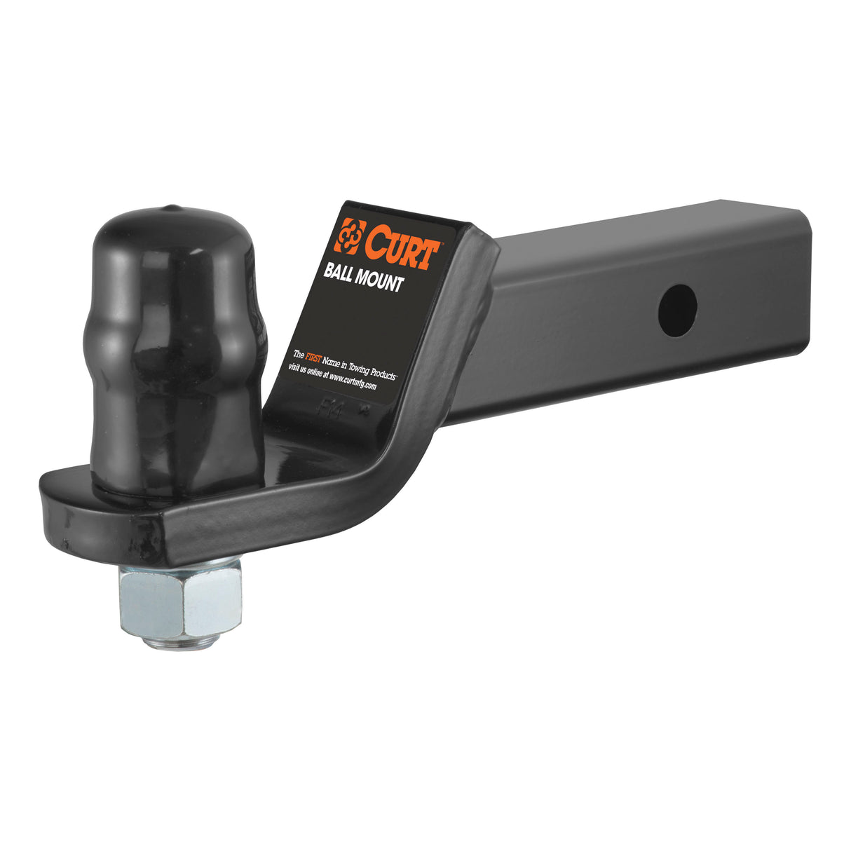 Curt - Trailer Ball Cover (Fits 1-7/8" or 2" Balls, Black Rubber) - 21800