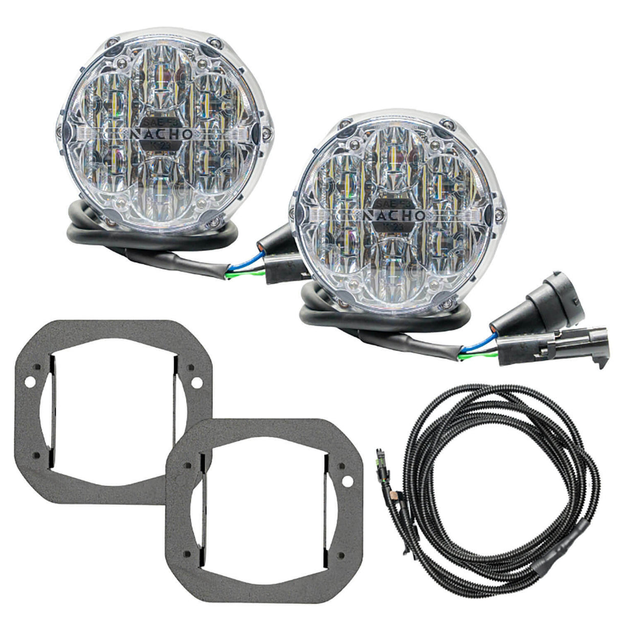 ARB V3JW1KWSO NACHO SAE Only White Plug N Play Fog Light Kit