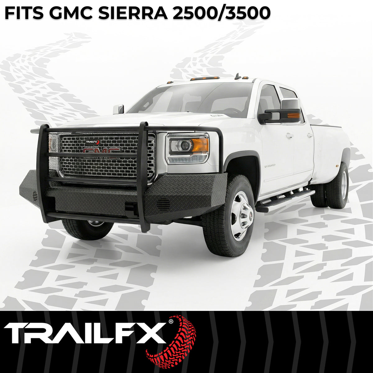 TrailFx - Front Full Replacement Bumper for GMC Sierra 2500/3500 (FX3022A)