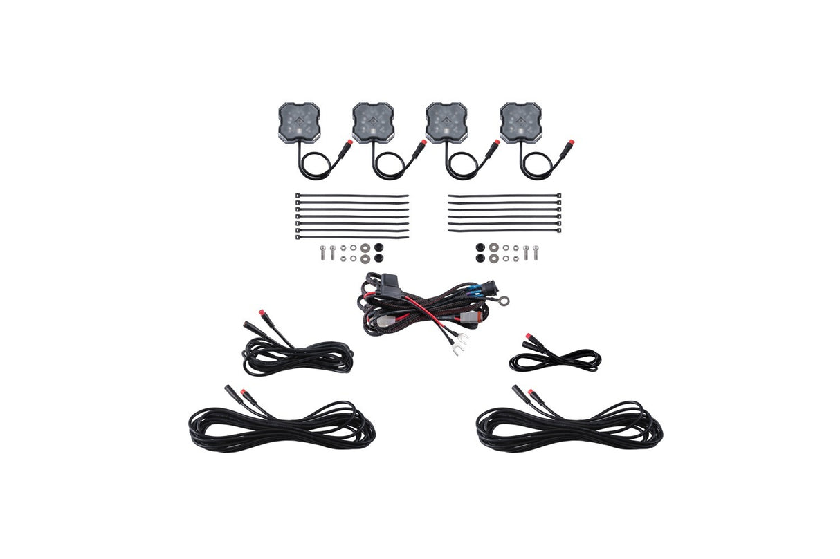 Diode Dynamics - RGBW Rock Light Installer Kit (4-pack) - DD7740