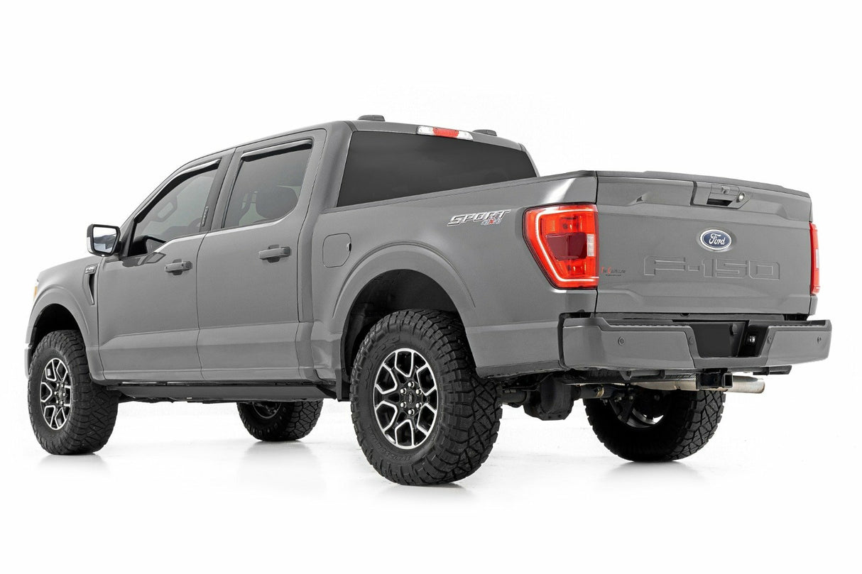 Rough Country - Power Running Boards - Lighted - Super Cab - Ford F-150 Lightning F-250 F-350 Raptor (15-23) - PSR71525