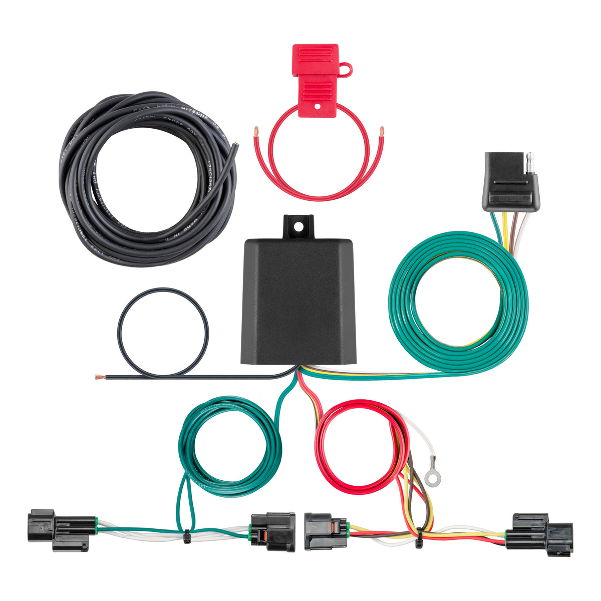 Curt - Custom Wiring Harness, 4-Way Flat Output, Select Honda Accord - 56402