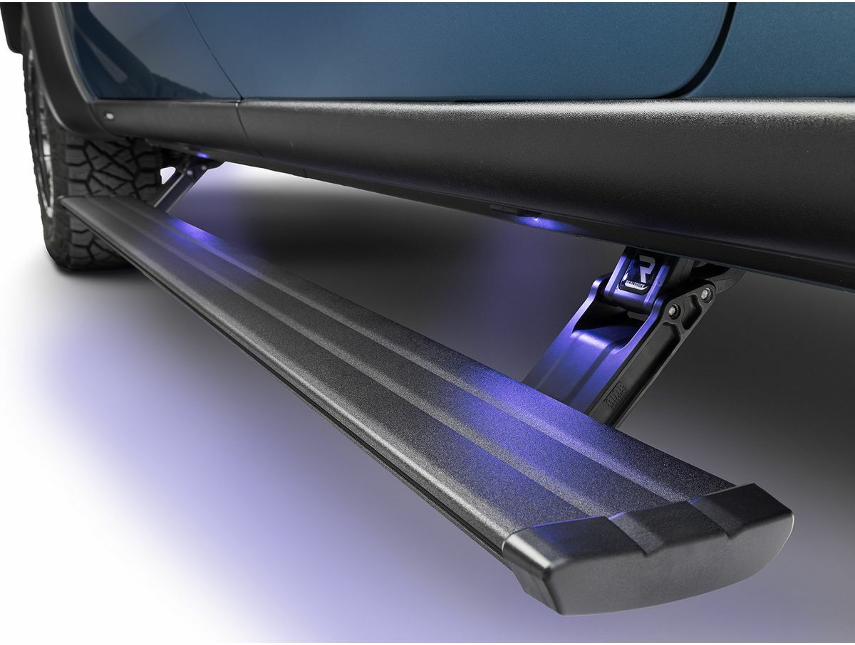 Amp Research - AMP Research 86255-01A PowerStep SmartSeries RB - 22-23 Sil/Sra 1500, 24 Sil/Sra HD; Dbl/Crw Cab
