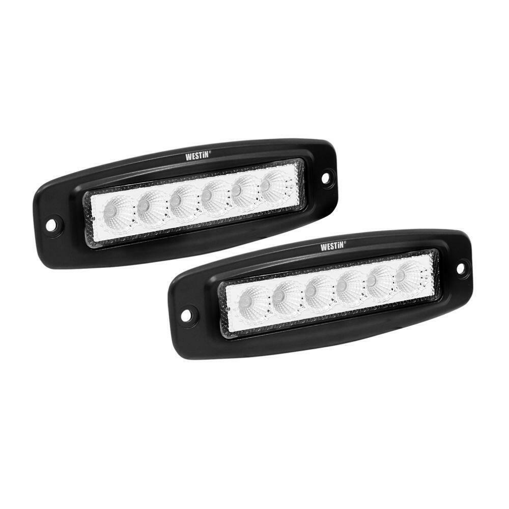Westin - 09-1918FM6 FM6 Flush Mount LED Auxiliary Light