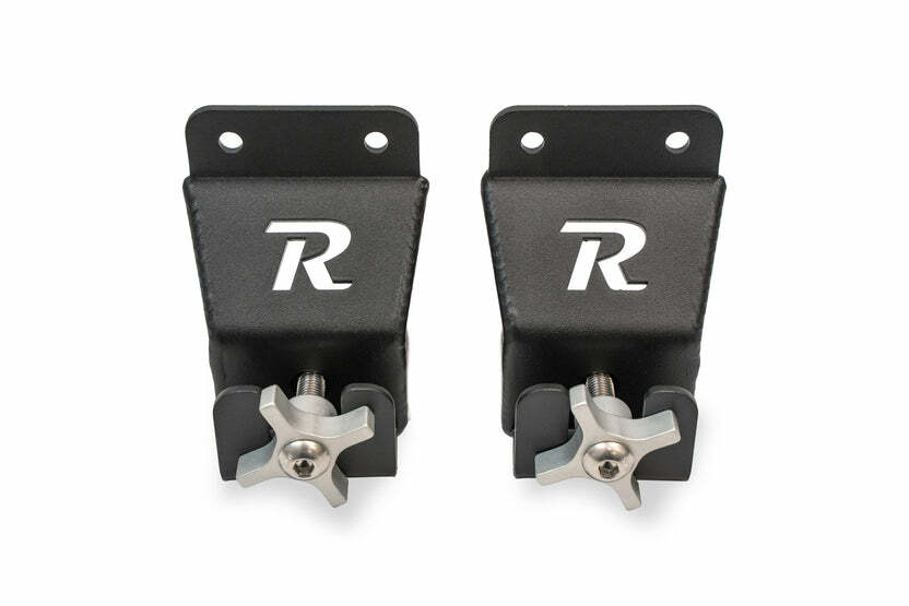 Rago Fabrication - Toyota Tacoma & Tundra Bed Rail - Hi-Lift Jack Mounts - R0000TBRHI