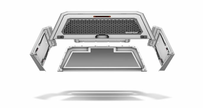 RSI SmartCap - Tundra Truck Bed Cap SmartCap EVOc Commercial OEM White For 22-23 Toyota Tundra 5.5 Foot Short Bed SmartCap - EC1310-WH