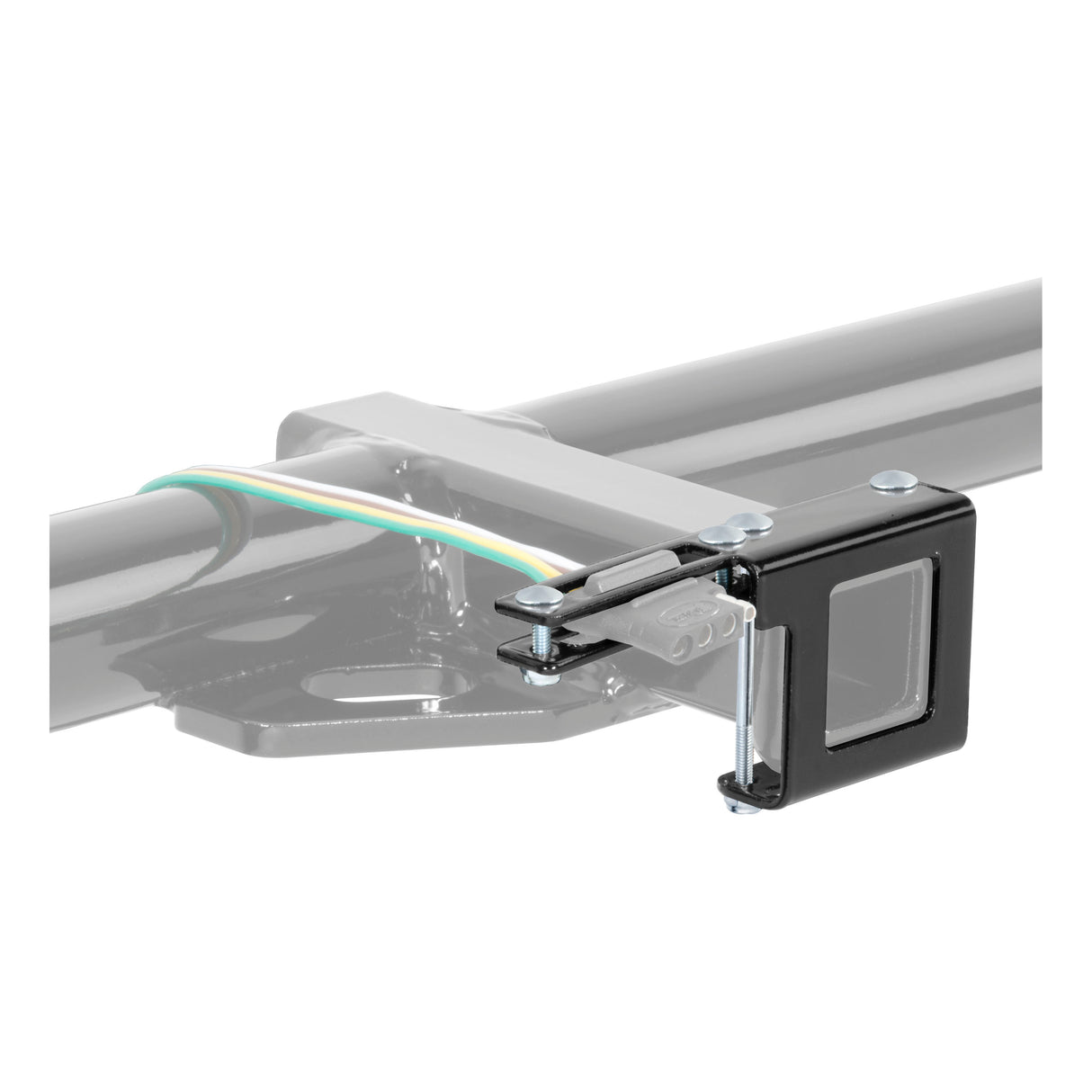 Curt - Easy-Mount Wiring Bracket for 4 or 5-Way Flat (1-1/4" Receiver) - 58002
