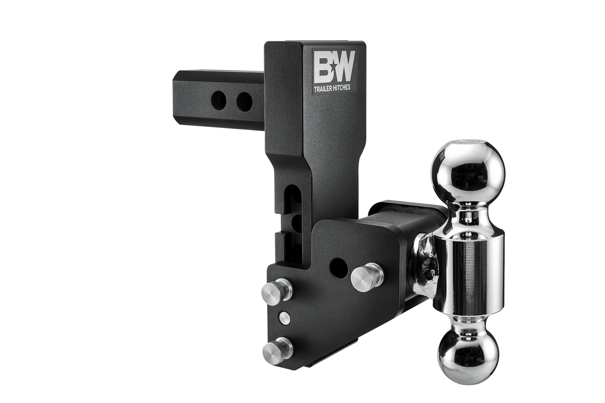 B&W Trailer Hitches - TS10065BMP 2 in Model 9 Blk Tow & Stow Dual Ball for Multi-Pro Tailgate