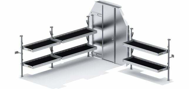 Holman - Folding Shelves Package - Transit 1 - 51TRH-S