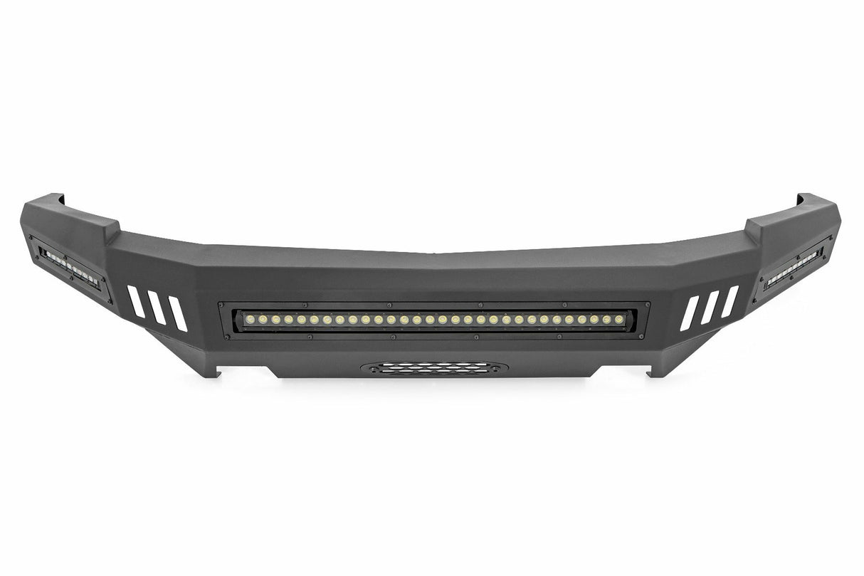 Rough Country - Front High Clearance Bumper - BLK LEDs - Chevy Silverado 1500 (07-13) - 10911