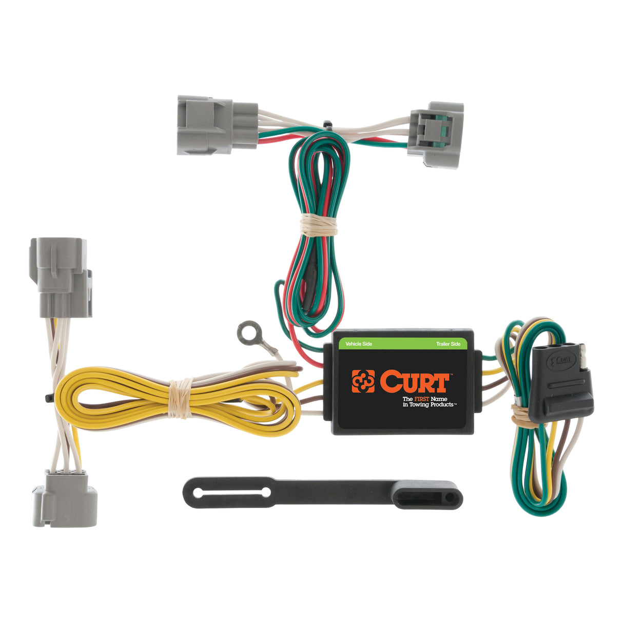 Curt - Custom Wiring Harness, 4-Way Flat Output, Select Toyota Tacoma, T100, Hilux - 55513