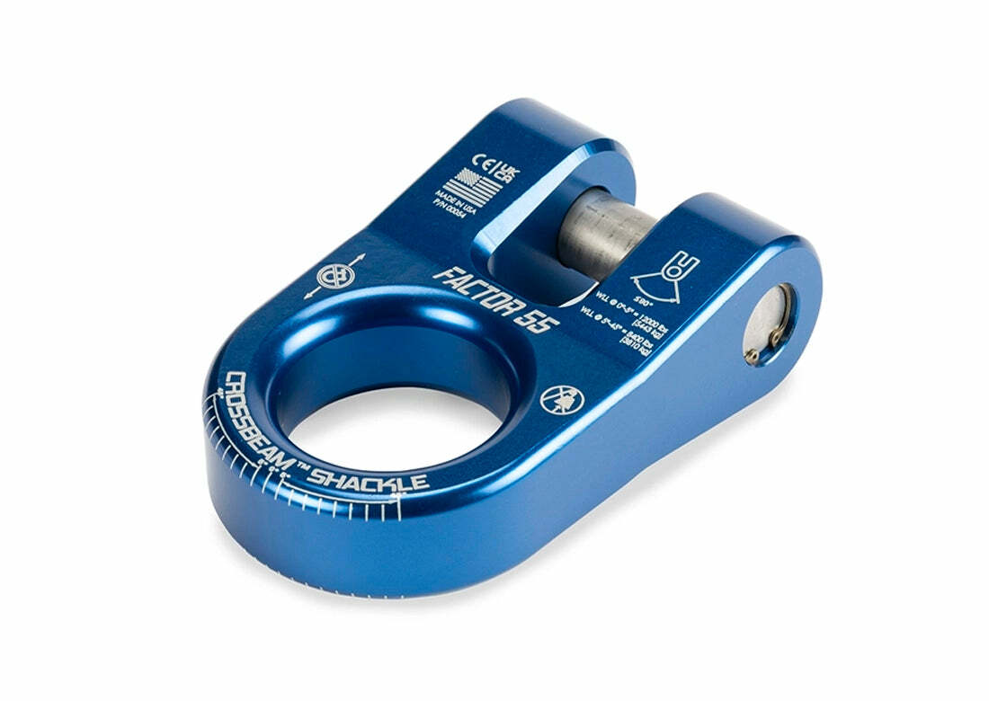 Factor55 - Crossbeam Shackle - Blue - 00054-02