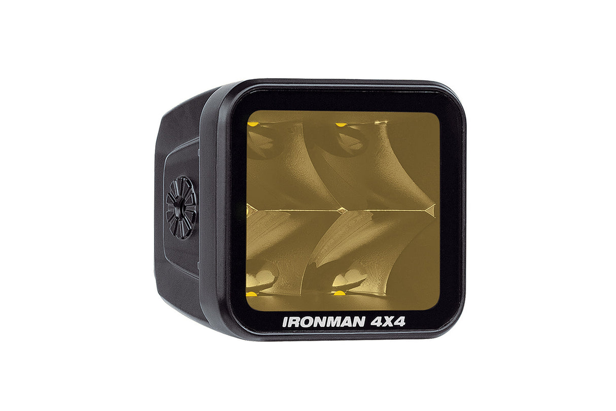 Ironman 4x4 - 2.8" 20W LED CUBE LIGHT KIT, SPOT BEAM - AMBER - ILED20BA