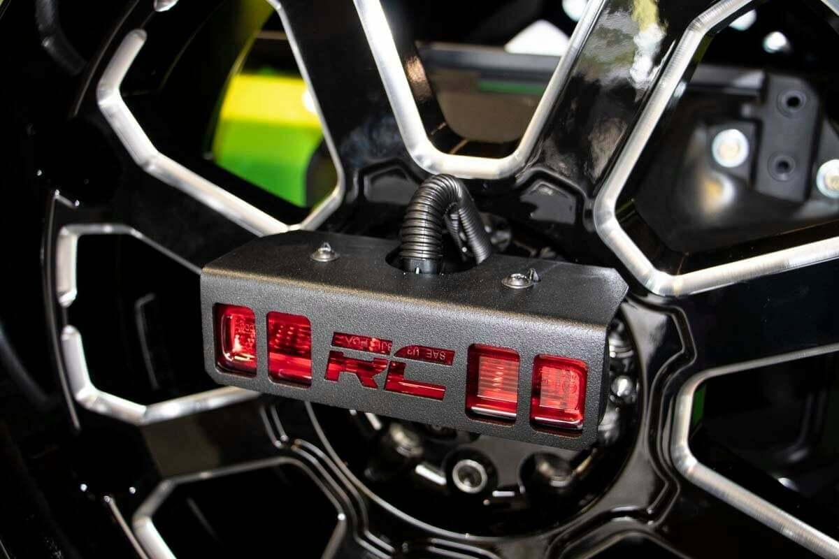 Rough Country 3rd Brake Light Relocation Bracket - Jeep Wrangler 4xe (21-23) Wrangler JL (18-23) - 70055