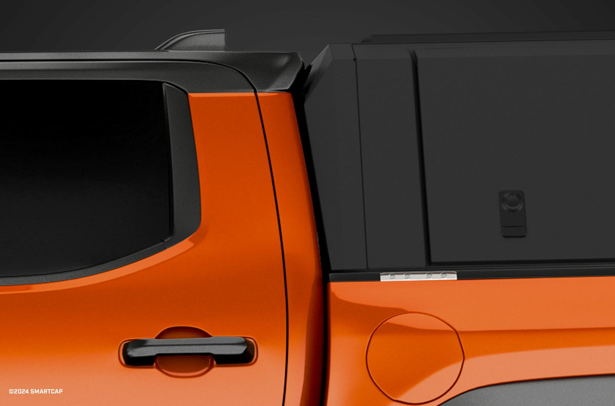 RSI Smartcap - Tacoma Truck Bed Cap SmartCapEVOa Adventure Matte Black For 24-Present Toyota Tacoma 5 Foot Short Bed - EA1312-MB