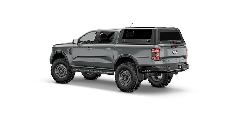 RSI SmartCap - Ranger Truck Bed Cap SmartCapEVO Sport Matte Black For 2024 Ford Ranger Crew Cab 5 Foot Short Bed SmartCap - EV0320-MB