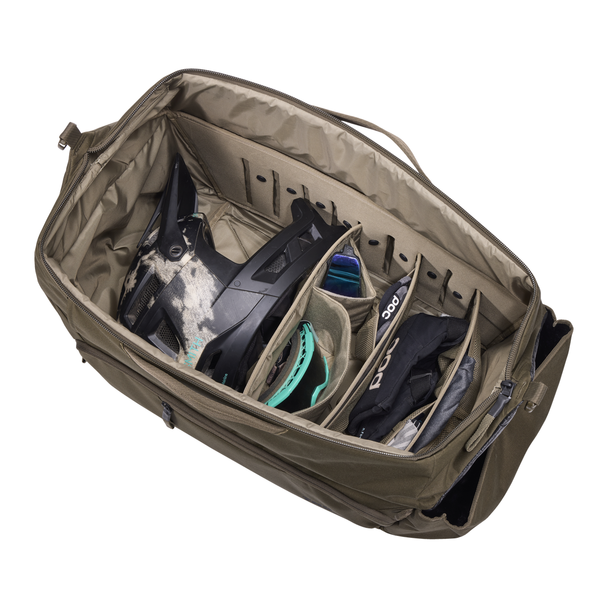 Thule - Roundtrip Mtb Duffel 70L - Deep khaki - 3205537