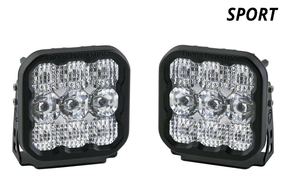 Diode Dynamics - SS5 LED Pod Sport White Spot (pair) - DD6768P