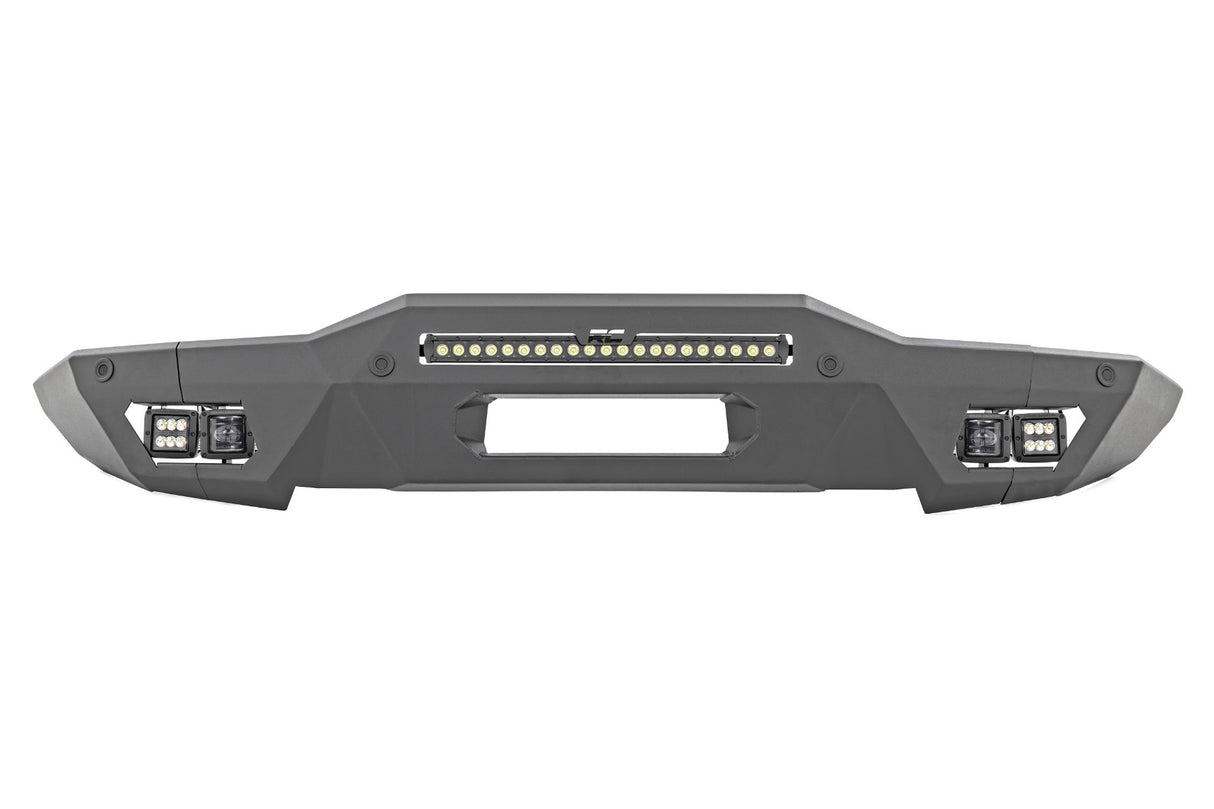 Rough Country - Front Bumper - Modular - Full Wings - Flood - Fog - Ford Bronco (21-23) - 51076
