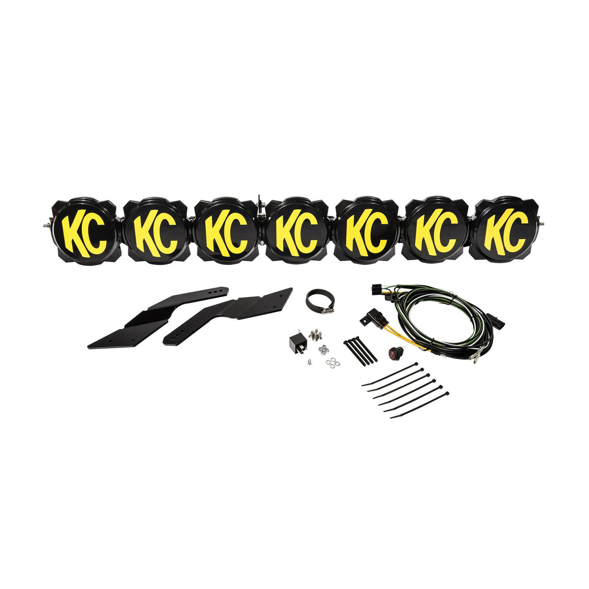 KC Hilites - Gravity LED Pro6 17-19 Can-Am Maverick X3 7-Light 45" LED Light Bar - #91334 - 91334