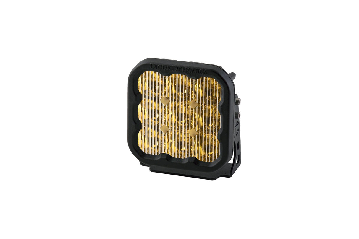 Diode Dynamics - SS5 LED Pod Pro Yellow Driving (single) - DD6783S