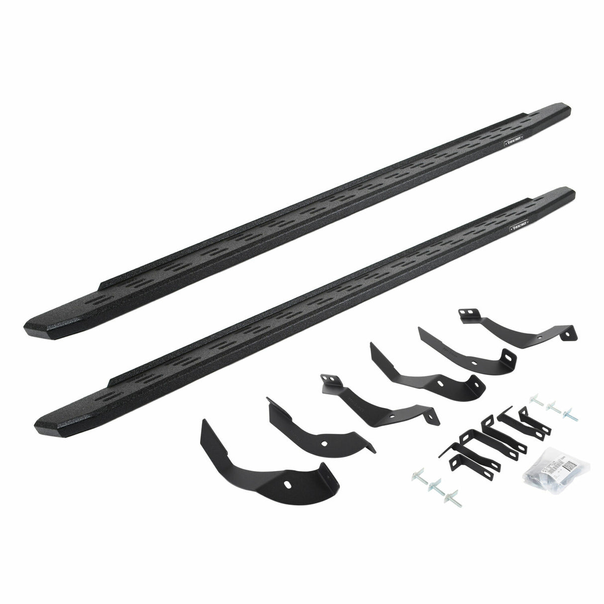 Go Rhino 69605187T - RB30 Running Boards with Mounting Bracket Kit - Protective Bedliner Coating
