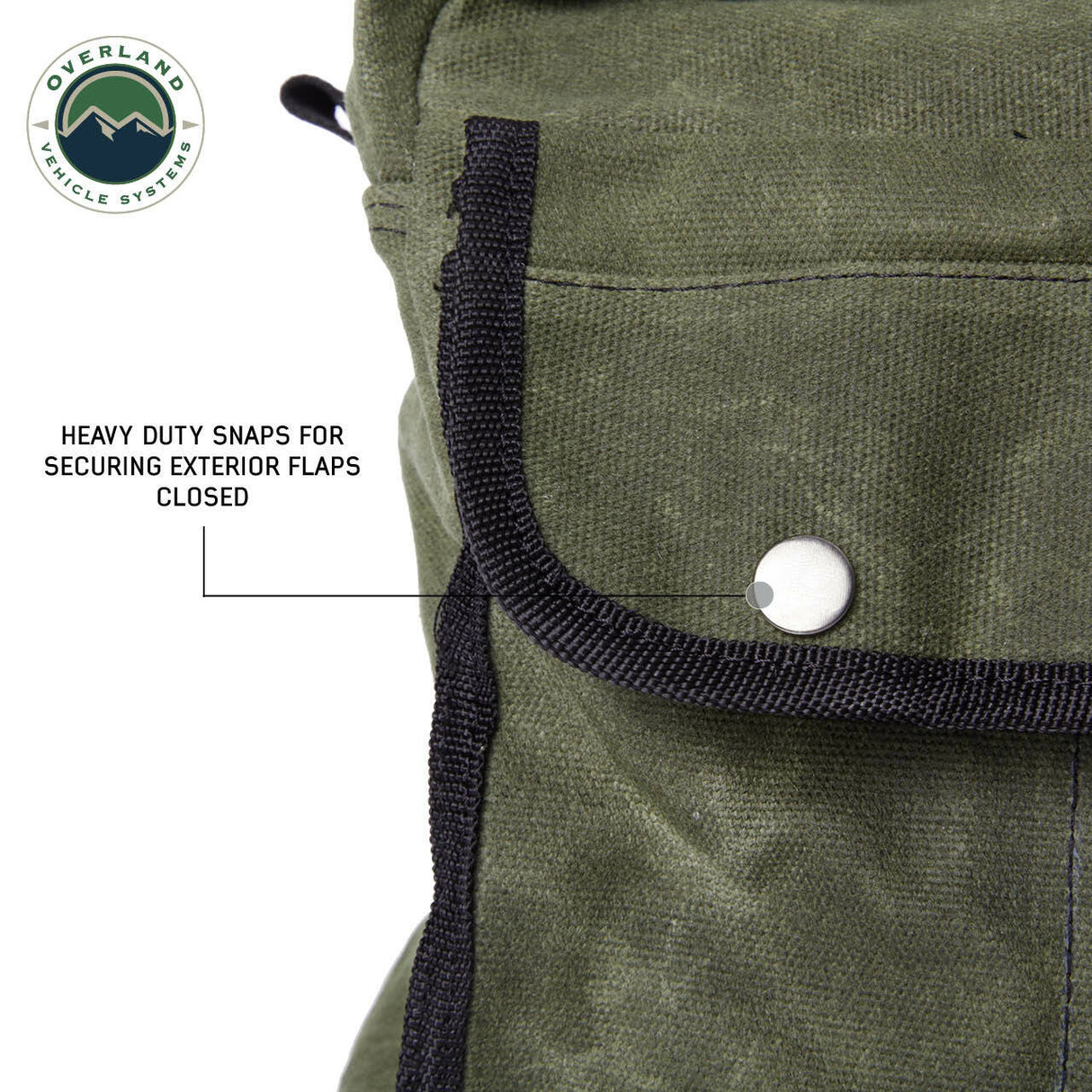 Overland Vehicle Systems - Organize With Wax Canvas Small Duffle Bag - 21169941