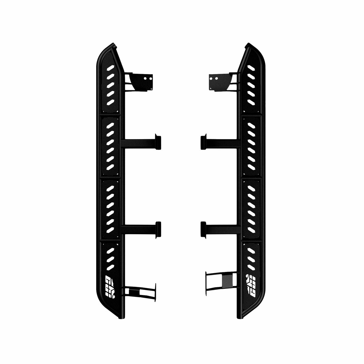 CBI - Land Cruiser Standard Overland Rock Sliders | 2024-2025 - Powder Coat Black - 300-000-016-057
