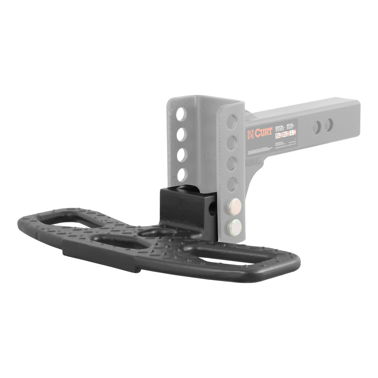 Curt - Adjustable Channel Mount Hitch Step - 45909