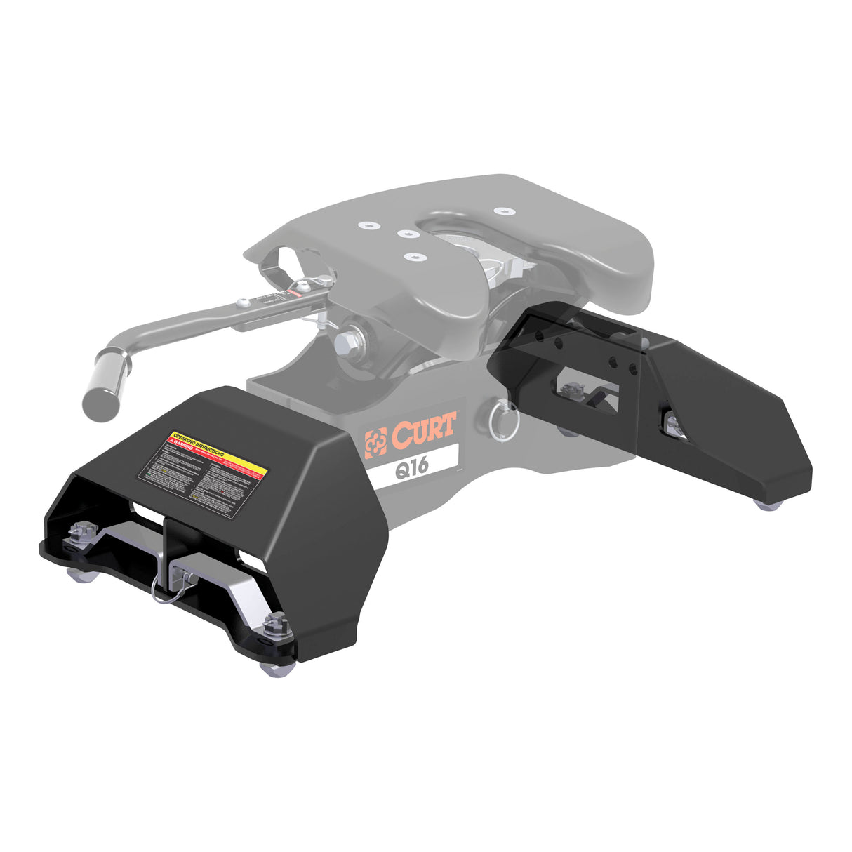 Curt - Puck System 5th Wheel Legs, Select Ford F-250, F-350, F-450, 8' Bed, 24K - 16017