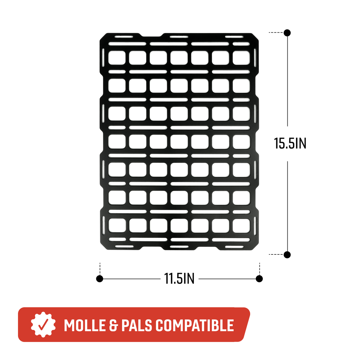 Tech Plate - 11.5 x 15.5" | Universal MOLLE Mounting Panel