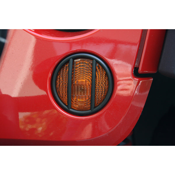 Rugged Ridge - Euro Guard, Turn Signal, Black; 07-16 Jeep Wrangler JK - 11231.11