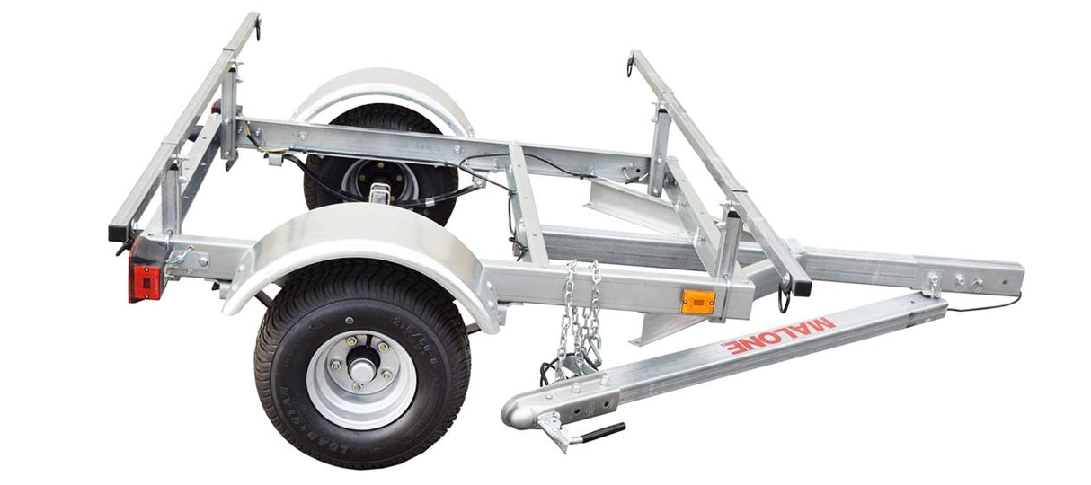 Malone - LowMax 4 Kayak Trailer Pkg. (2 Stackers & 4 sets rack pads) - MPG596XSRP