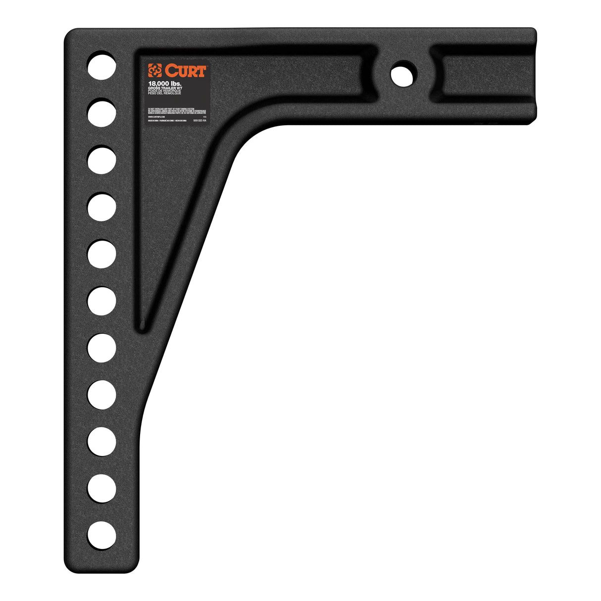 Curt - Weight Distribution Shank (2-1/2" Shank, 8" Drop) - 17132