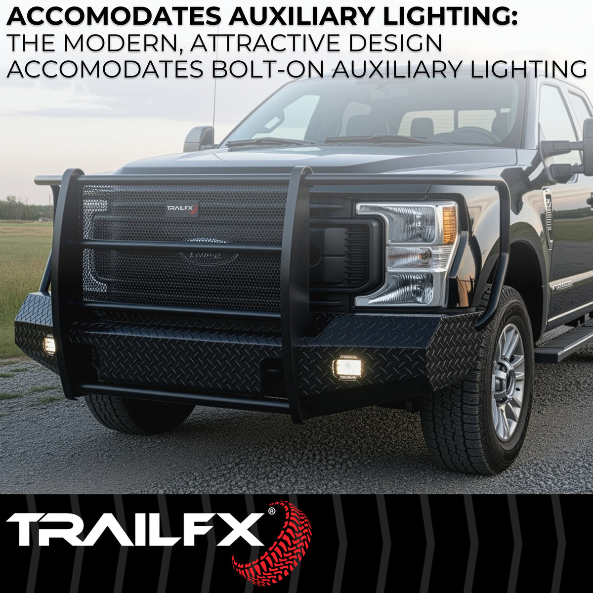 TrailFx - Front Full Replacement Bumper for RAM 1500 (FX3030A)