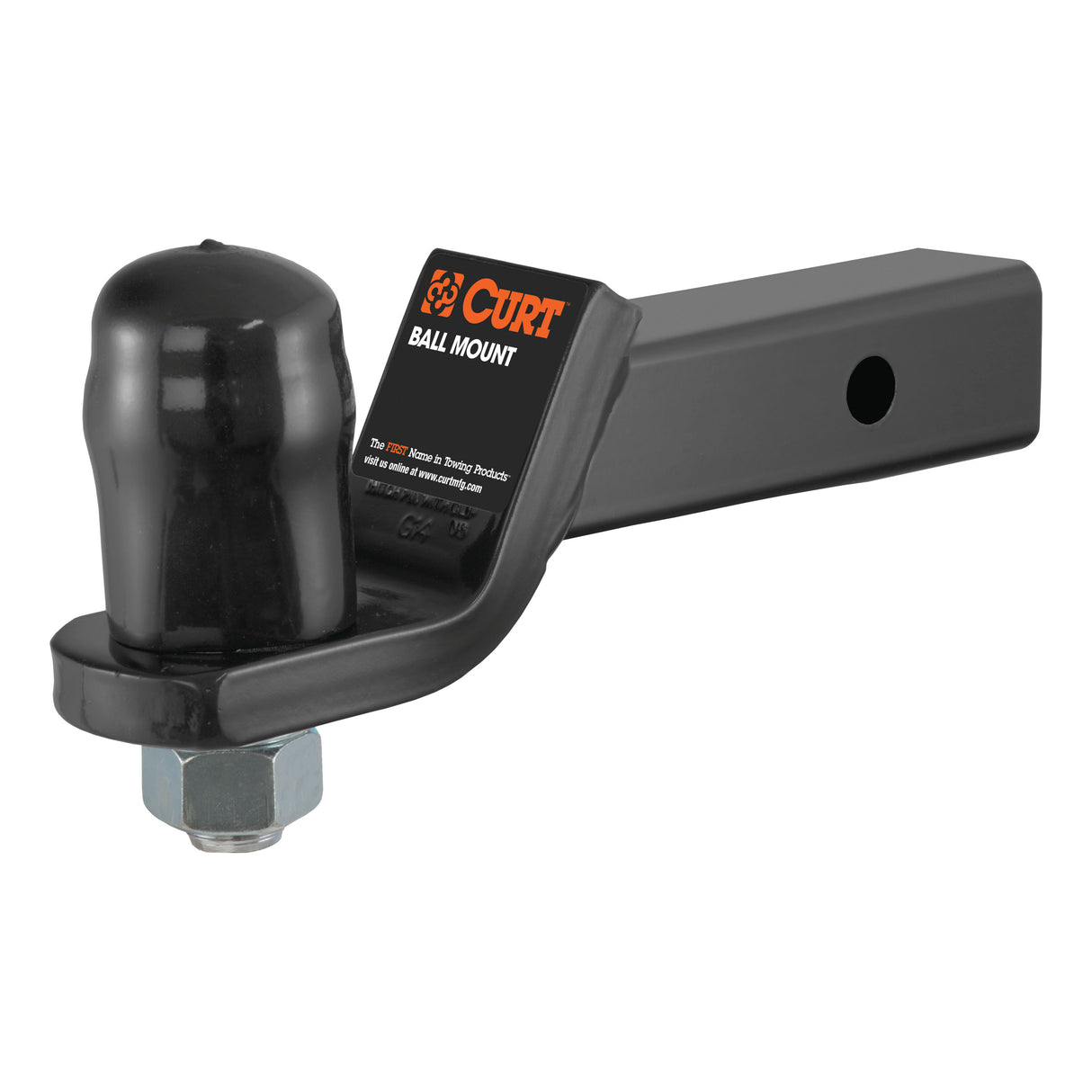 Curt - Trailer Ball Cover (Fits 2-5/16" Balls, Black Rubber) - 21810