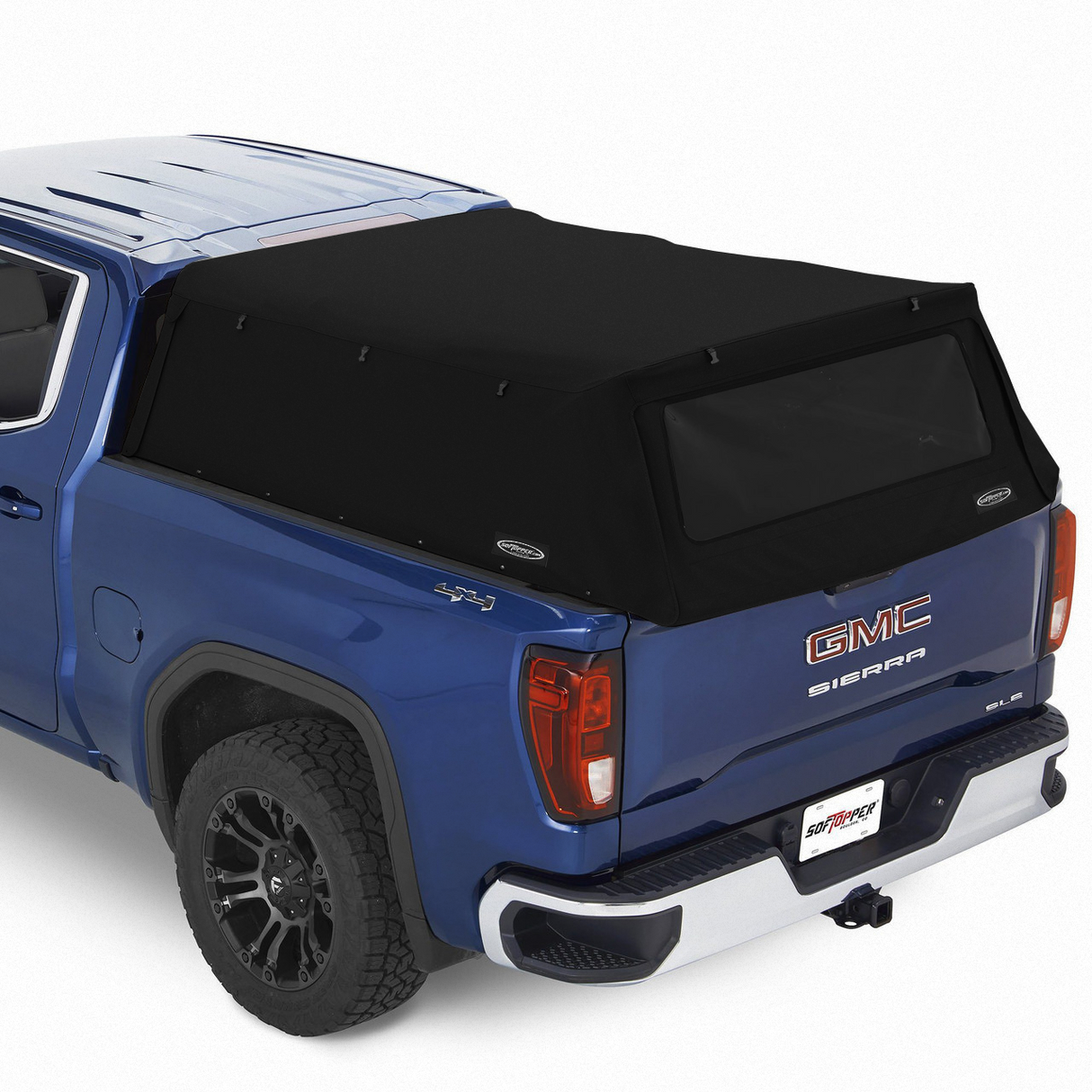Softopper - Twill Canopy Only - '19-26 Silverado/Sierra 1500; For 5.8 ft. bed (Premium Black Twill; Clear Front Window and Tinted Rear Window) - SC-SS70O-BTN