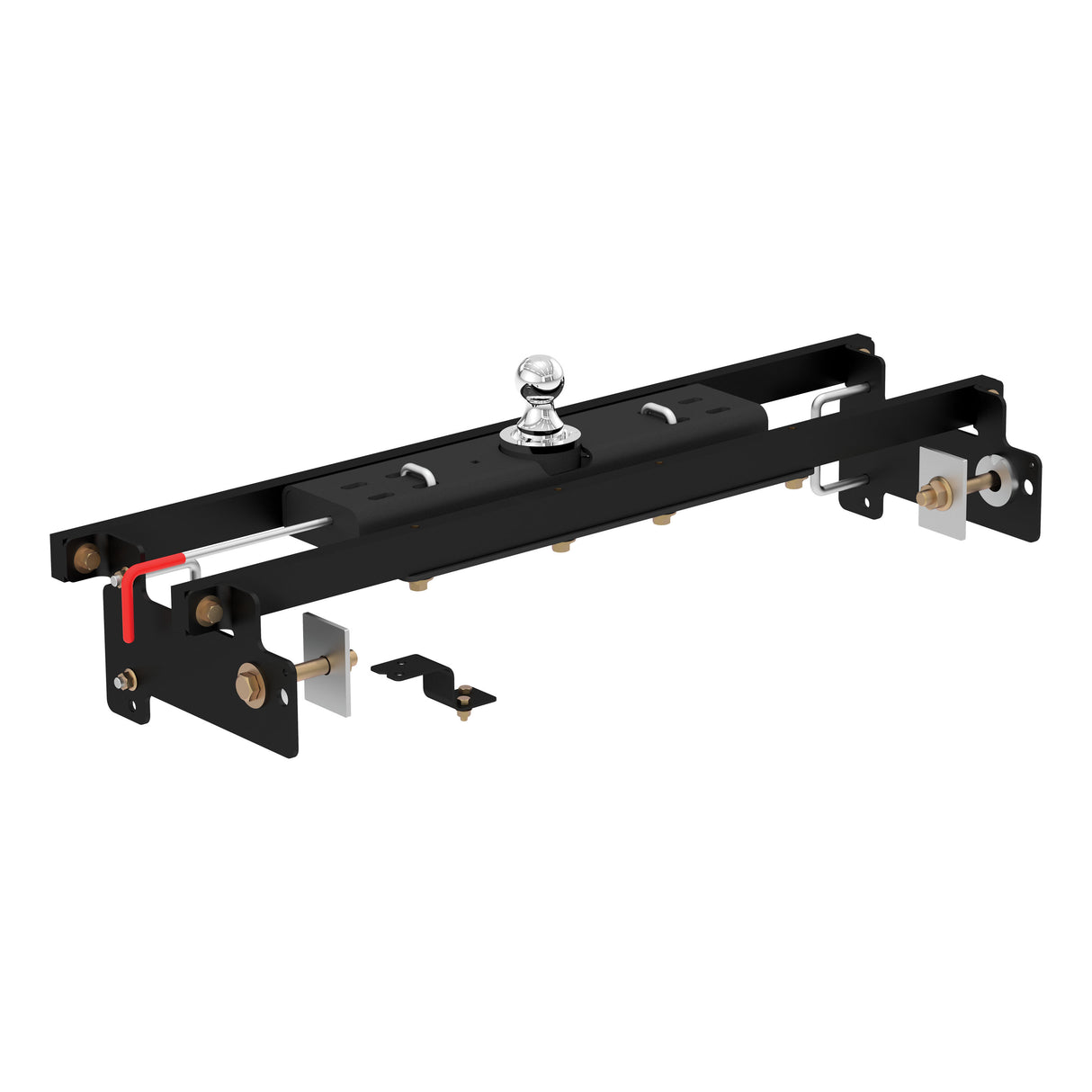 Curt - Double Lock Gooseneck Hitch Kit with Brackets, Select Silverado, Sierra 1500 - 60711