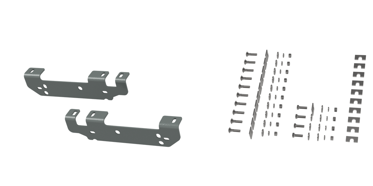 B&W - B&W Trailer Hitches RVR2401 Custom Installation Brackets For Universal Mounting Rails For Some Ford Trucks