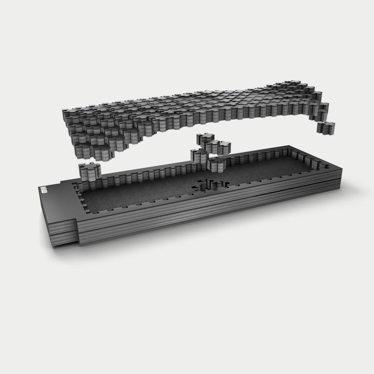 Decked - Piecekeeper PuzzleFoam ™ for PIU Drawer Systems - 3 layer PuzzleFoam™ + Braces - A0154-PZFM-PIU