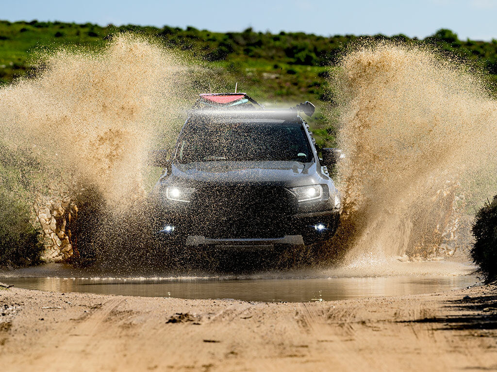 Front Runner - Ford Ranger T6 / Wildtrak / Raptor (2012-Current) Slimsport Roof Rack Kit / Lightbar ready - KSFR003T