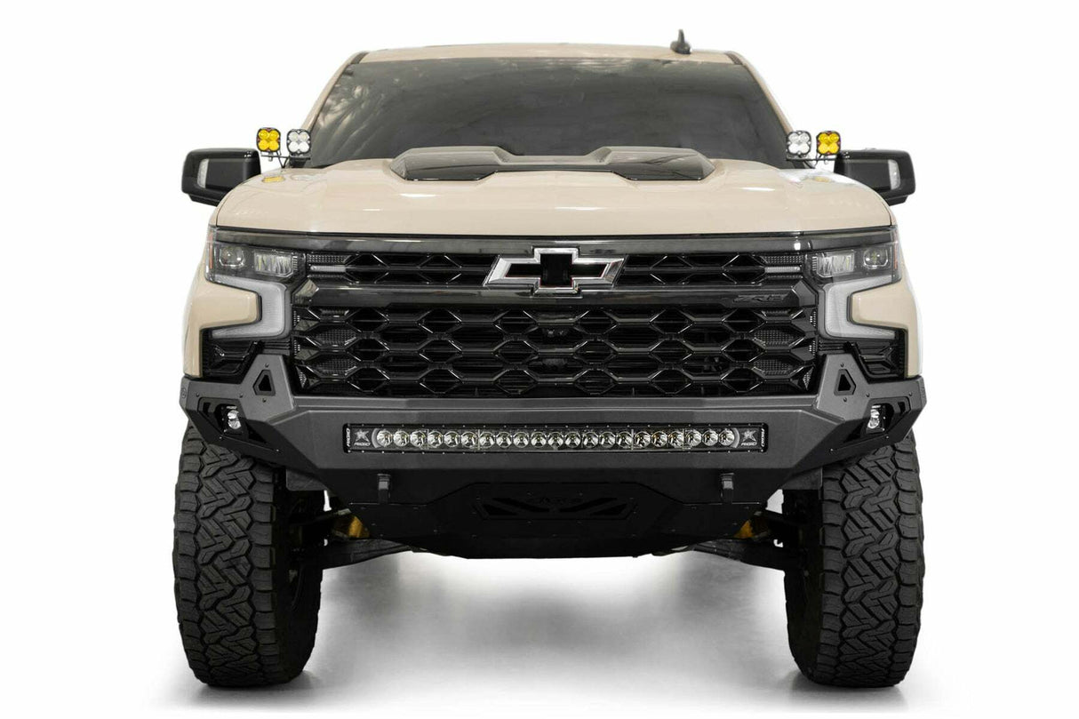 Addictive Desert Designs - Chevy Silverado 1500 ZR2 Stealth Fighter Front Bumper - F120083030103