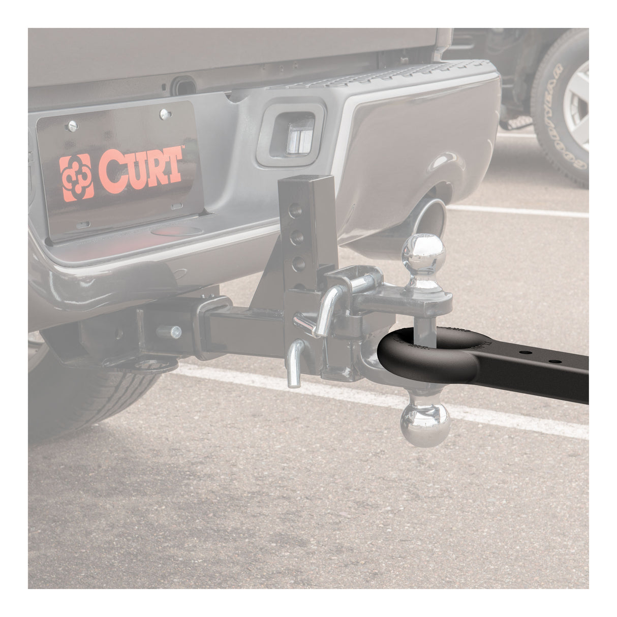 Curt - Lunette Ring Drawbar (22,000 lbs., 3" I.D.) - 48510