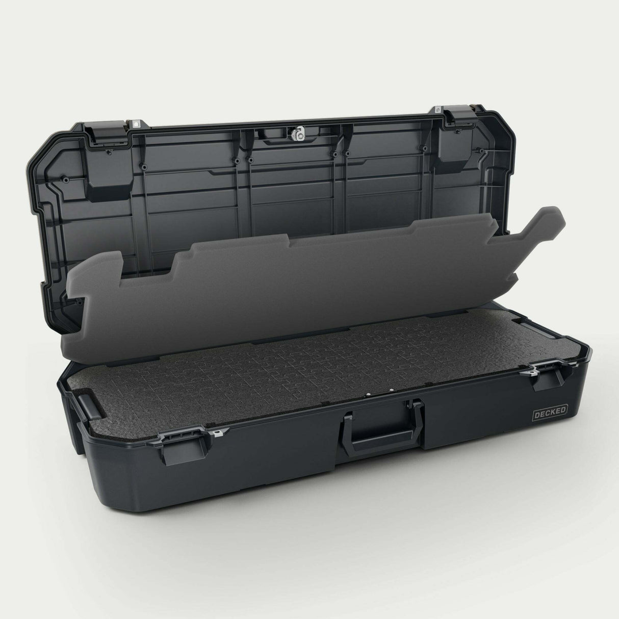 Decked - Honcho 80 Foam - D-co case - includes one (1) integrated lock and 4 layer PuzzleFoam ™ - all black - A0031-MANF-TAN