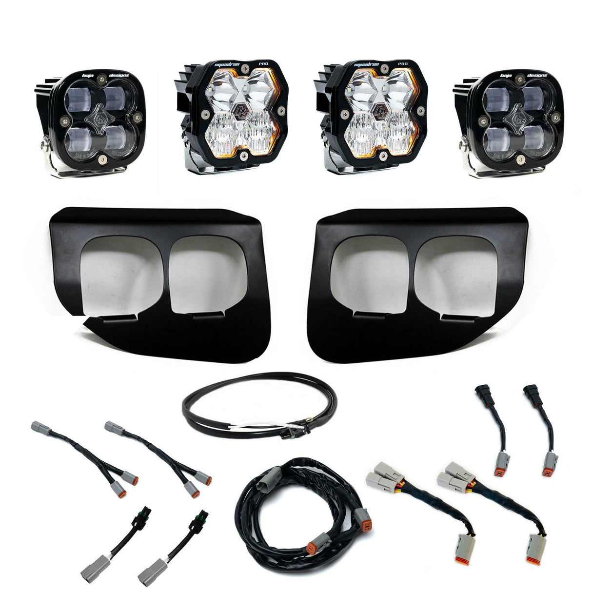Baja Designs - 44-0039-UP Squadron 2.0 Pro/Squadron SAE Dual Fog Pocket Light Kit